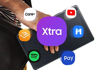 Écran 6,5" HD+ Infinity-V du Samsung Galaxy M12