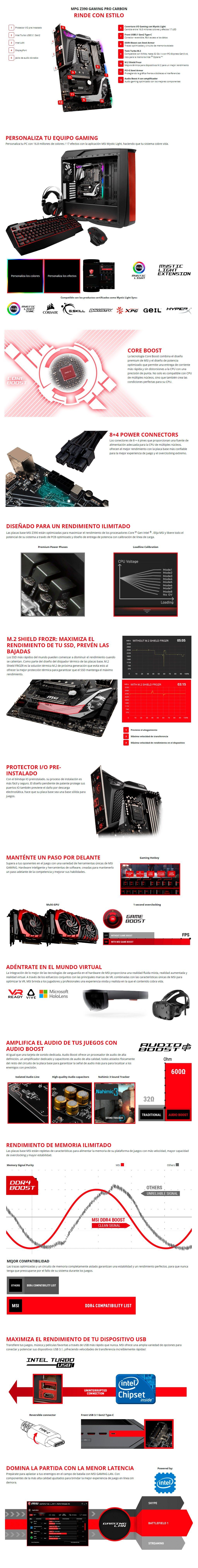 MSI MPG Z390 Pro Carbone